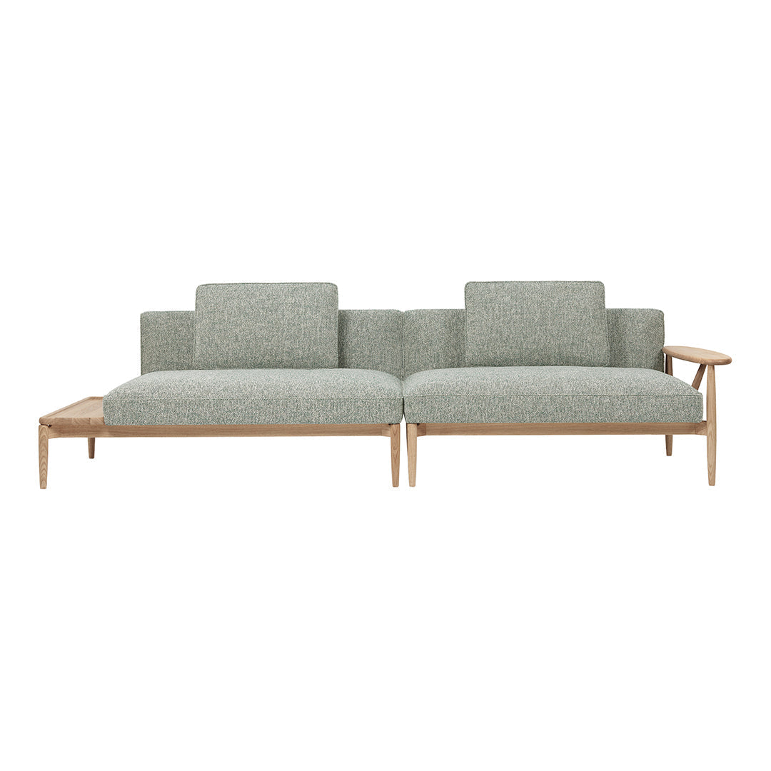 E331 Embrace Modular Sofa with Left Side Table - 58.3