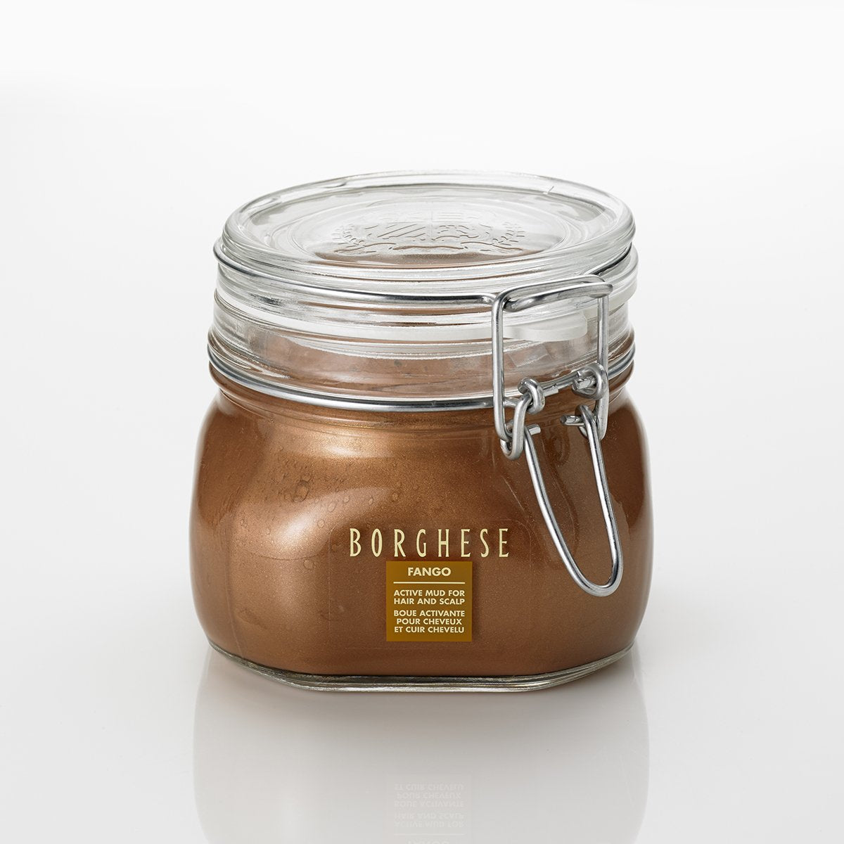 BORGHESE FANGO ACTIVE MUD for Hair and Scalp Treatment - Deep Cleansing & Purifying Mask - 17.6 oz | For Dry, Oily & Sensitive Scalp | Salon Quality Hair Care at Home