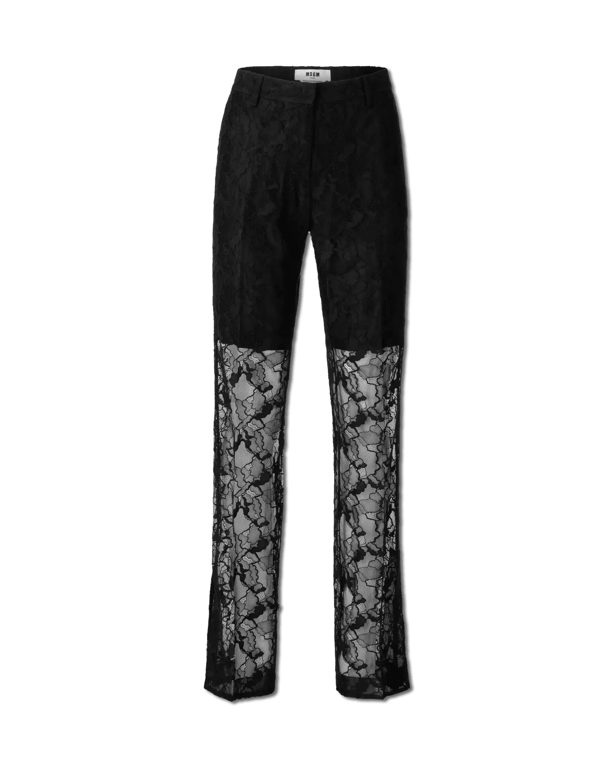 Lace Straight Leg Pants for Women - High Waist Stretchy Office Trousers, Comfortable Work Pants for Business Casual & Professional Wear - Perfect for Office, Meetings & Formal Events