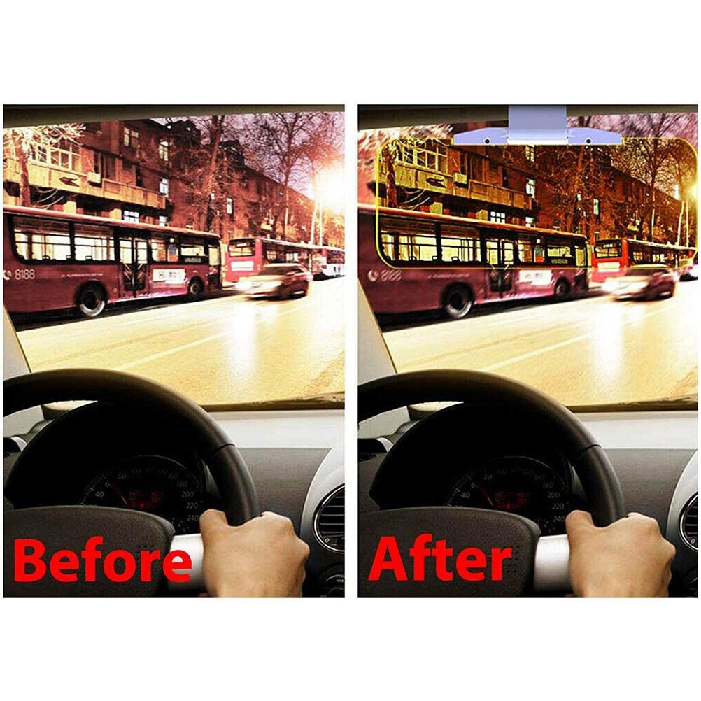 Polarized Car Sun Visor Extender - Anti Glare for Day & Night Driving