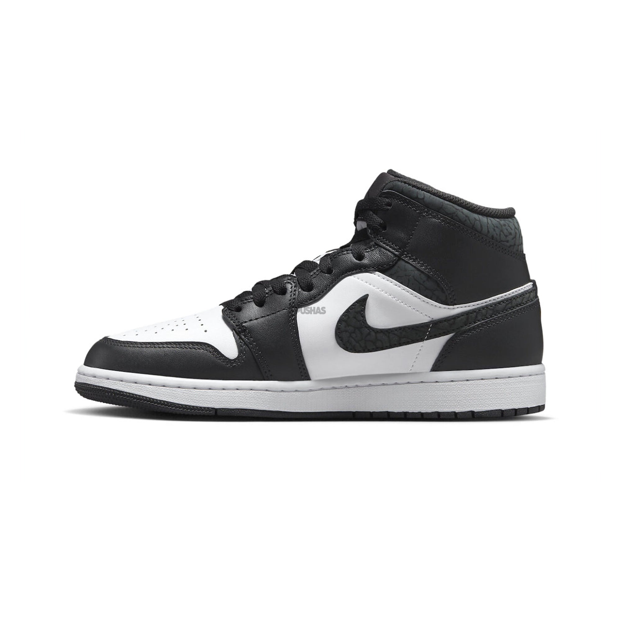 Air Jordan 1 Mid SE 'Panda Elephant' Basketball Shoes (2023) - Men's Retro Sneakers for Casual Wear & Street Style Fashion