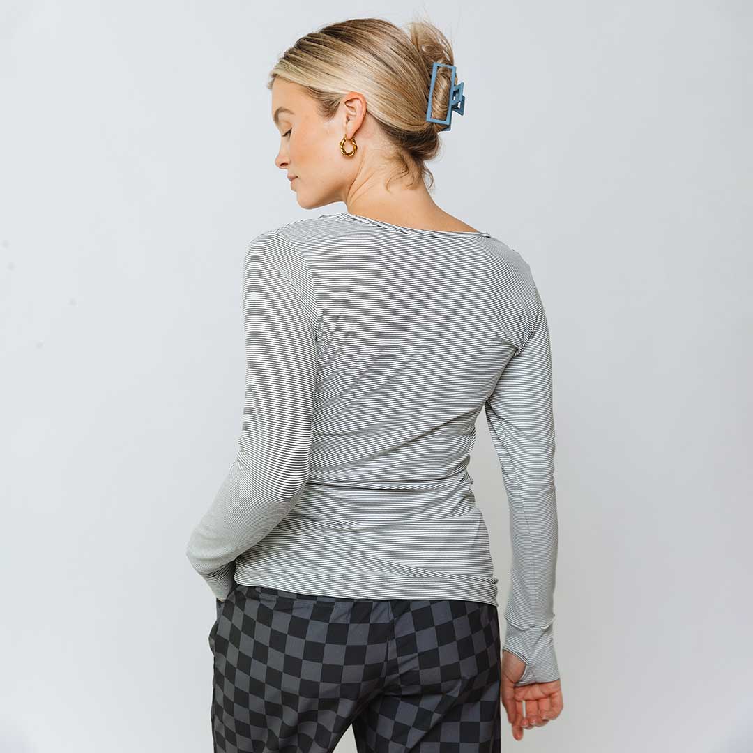 BYU Go Long Crew Sweatshirt - Soft Striped Pullover for Men & Women - Casual Comfort Wear for Workout, Lounge & Everyday Style