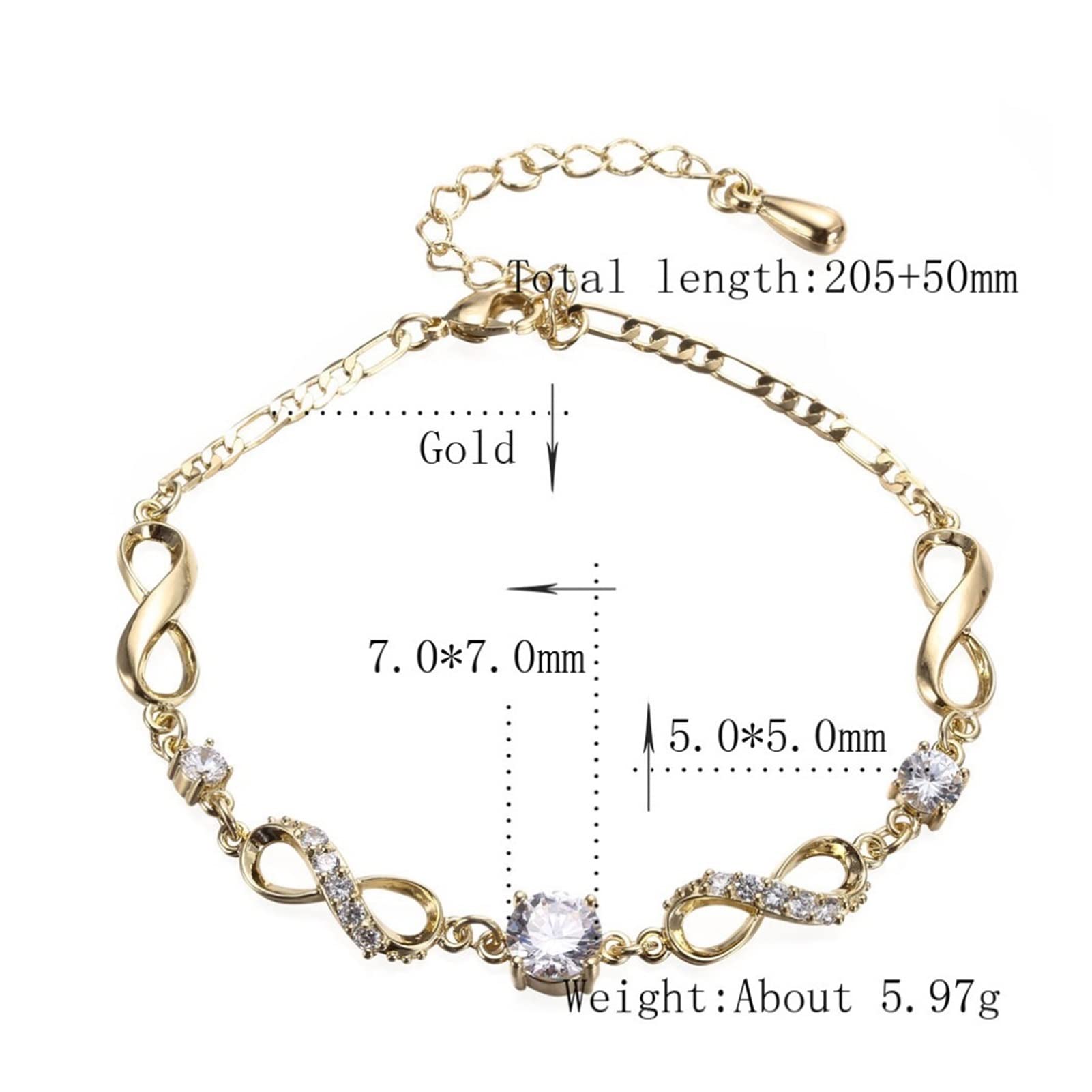 Elegant Gold Ankle Bracelet for Women - Sparkling Rhinestone Anklet Chain with Beaded Details | Perfect for Beach Weddings, Summer Sandals & Boho Fashion (Color: D)