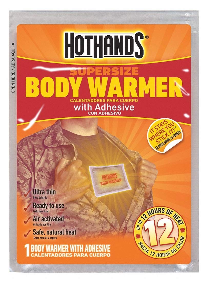 HOTHANDS Body Warmer - 12 Hour Air-Activated Heat Packs (30 Count) for Outdoor Activities, Hunting, Camping & Winter Sports