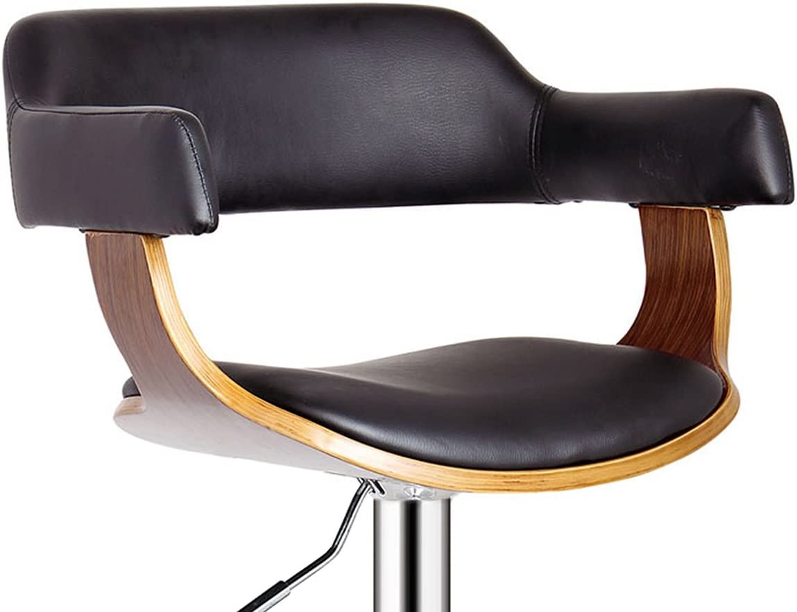 AC Pacific Adjustable Bar Stool - 360° Swivel & Hydraulic Lift, Seat Height 24