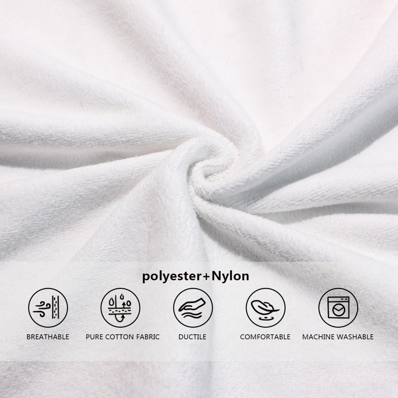 Premium Zen Basalt Stones Wood Soft Highly Absorbent Hand Towel 15