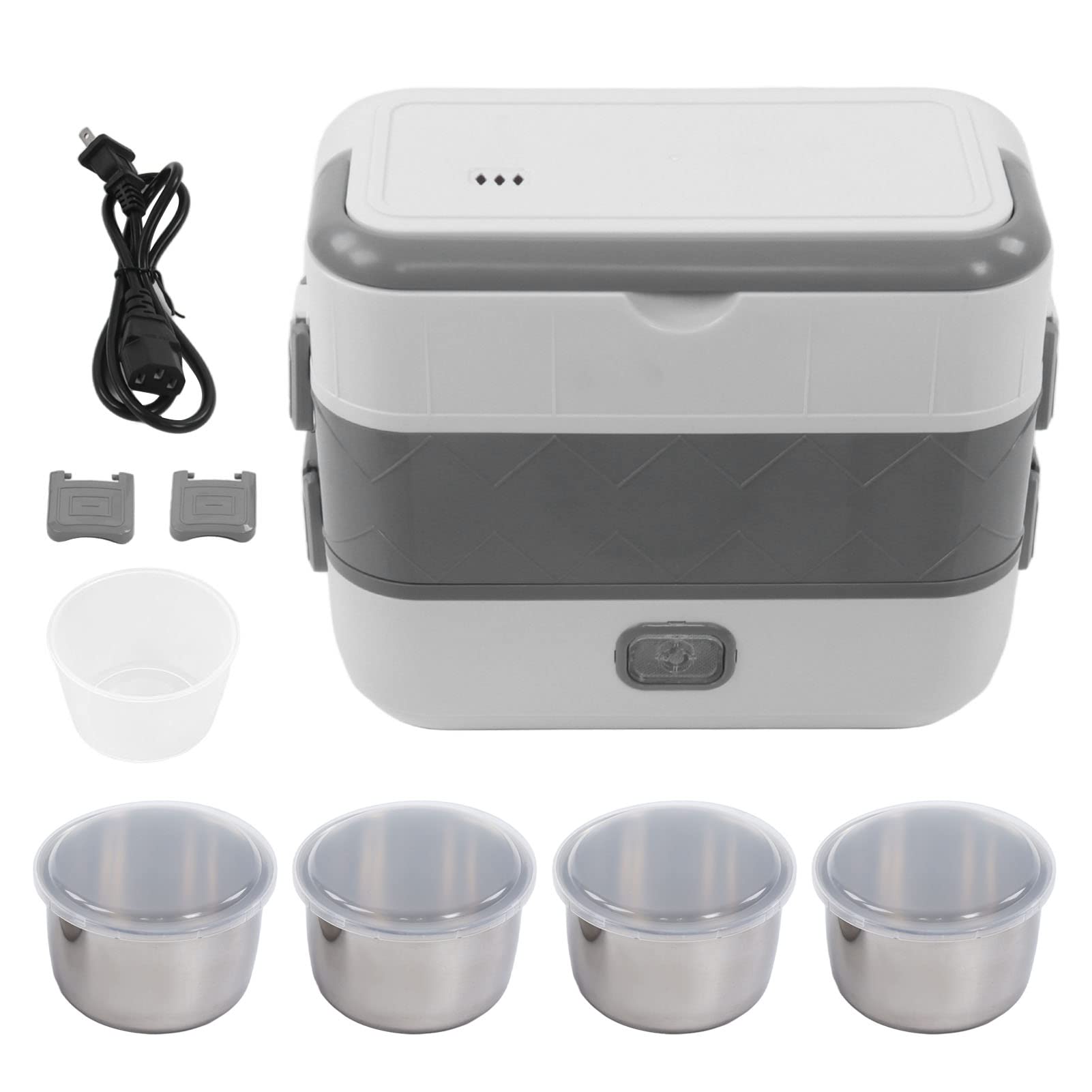 Portable Electric Lunch Box Warmer - 2-in-1 Self Heating Food Container for Office, Travel & Picnics | BPA-Free Insulated Meal Heater for Adults & Kids