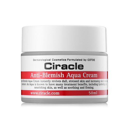 Ciracle Anti Blemish Aqua Cream 50ml - Hydrating Acne Treatment for Clear Skin | Perfect for Daily Skincare Routine & Blemish-Prone Skin