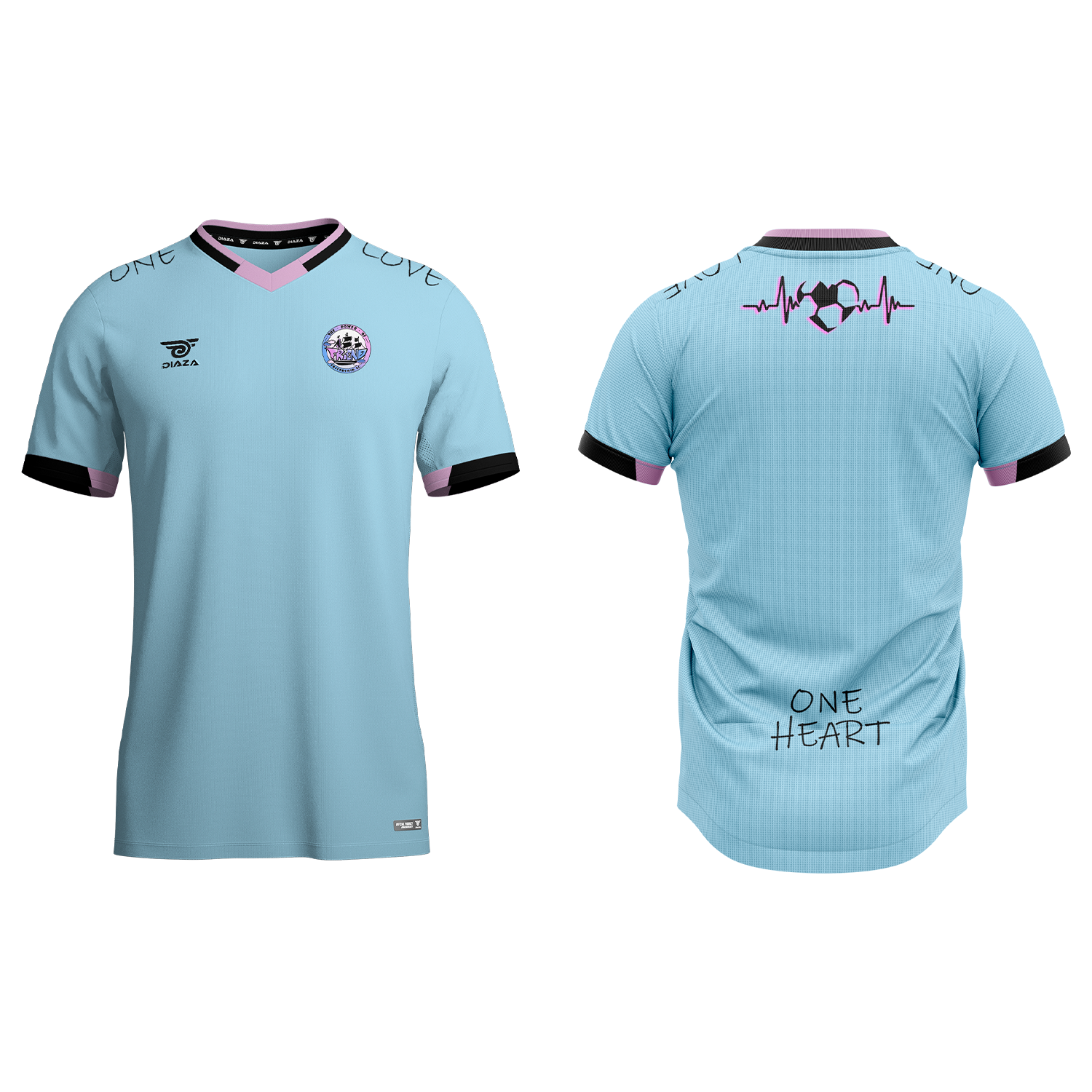 Power Away Jersey - High Performance Sports Jersey for Running, Training & Gym Workouts - Breathable & Moisture Wicking Activewear for Men & Women