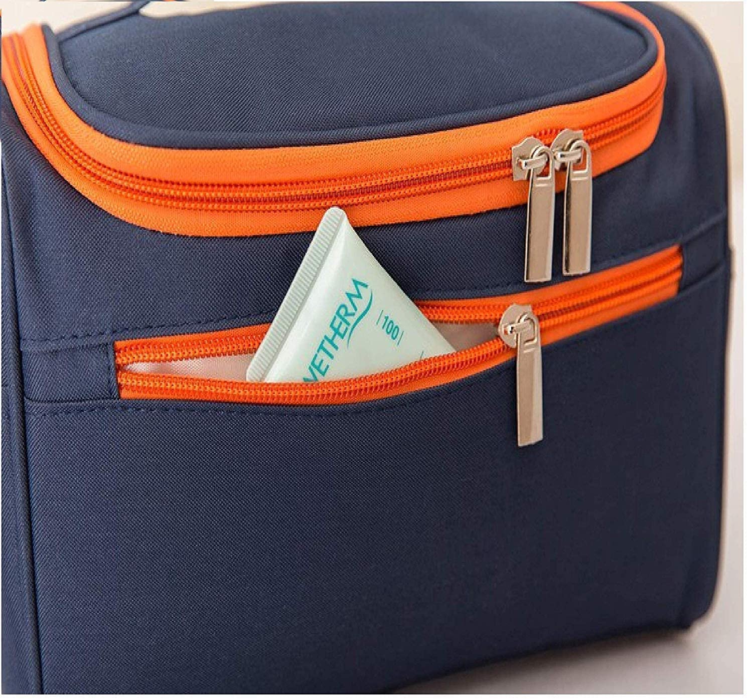 Kmils Portable Travel Makeup Pouch - Waterproof Cosmetic Bag for Women | Vanity & Toiletry Organizer | Perfect for Vacation, Gym & Daily Use