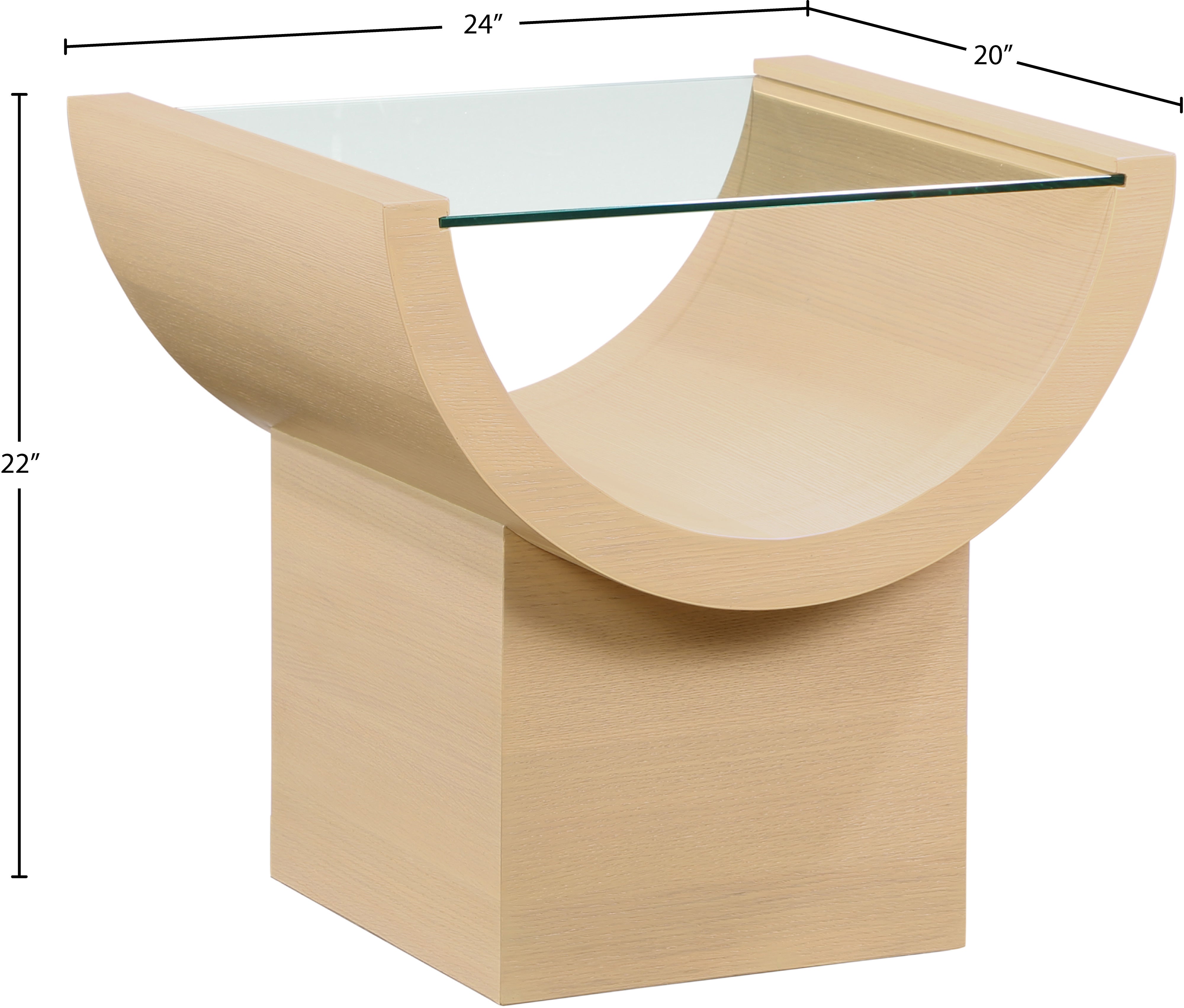 Beverwil End Table - Modern Nightstand for Bedroom, Living Room, or Office - Perfect for Lamps, Books, and Decor