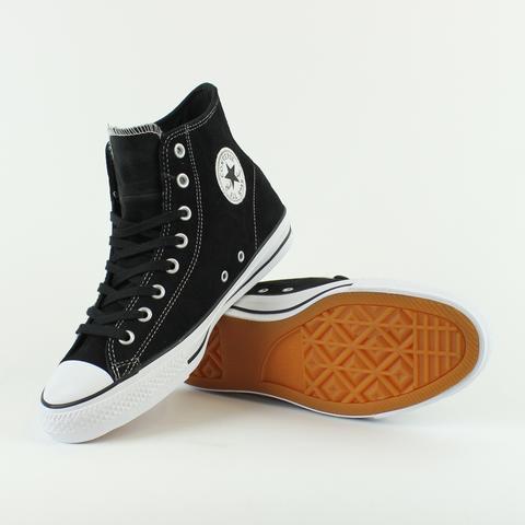 Converse Chuck Taylor All Star High Top Sneakers - Suede Black & White - Classic Unisex Shoes for Casual Wear, Street Style & Everyday Fashion