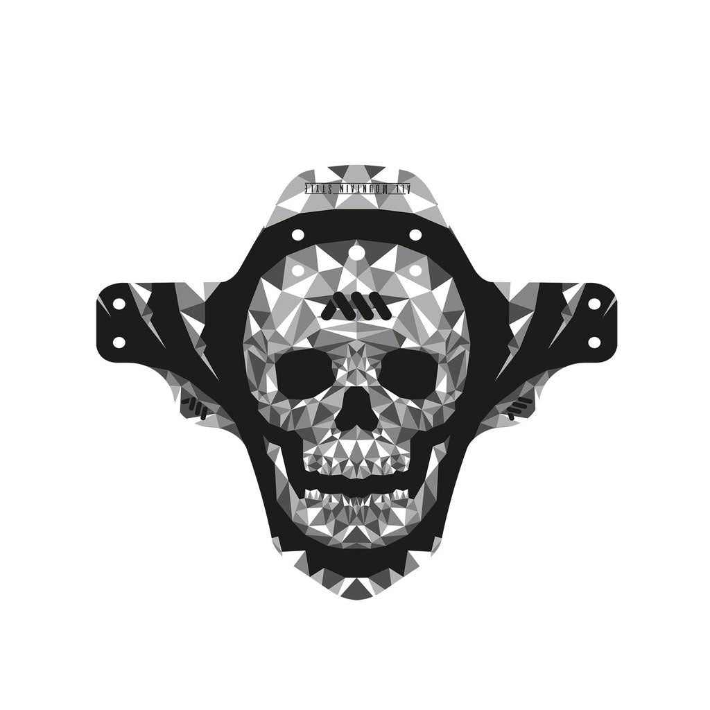 Premium All Mountain Bike Mud Guard with Skull Design - Durable Fender for Mountain Biking, Cycling & Off-Road Adventures