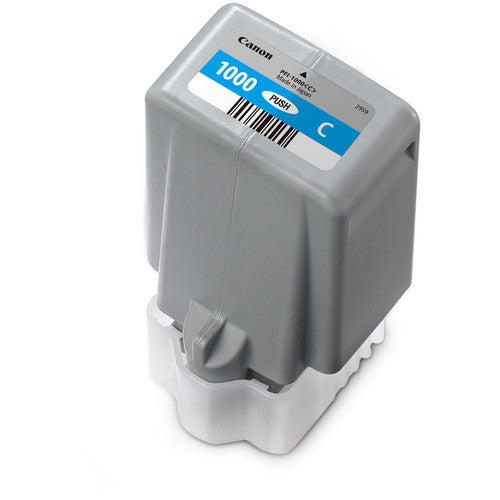Canon PFI 1000 C LUCIA PRO Cyan Ink Tank 80ml - High-Quality Printer Ink for Canon PRO-1000 - Perfect for Photo Printing & Professional Artwork