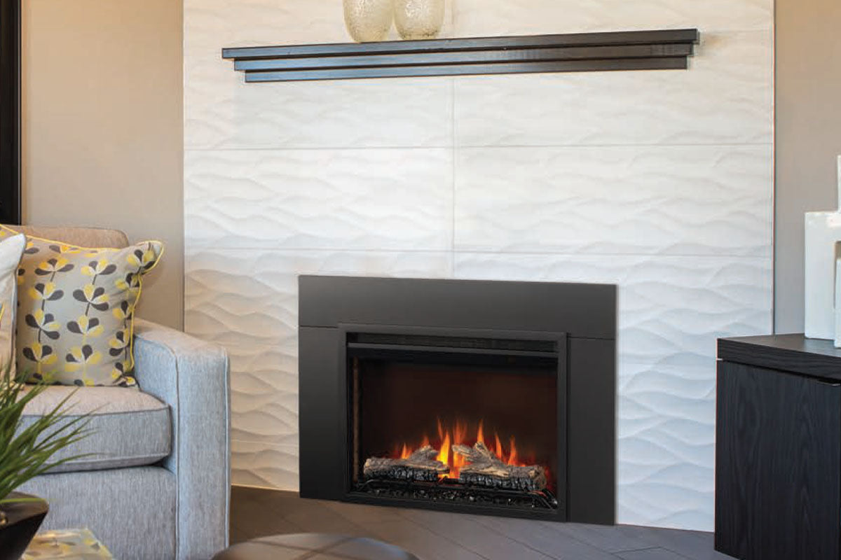 Napoleon Cineview 30 Inch Electric Fireplace Insert - Realistic Flame Effect for Home, Bedroom & Living Room - Energy Efficient & Easy Installation