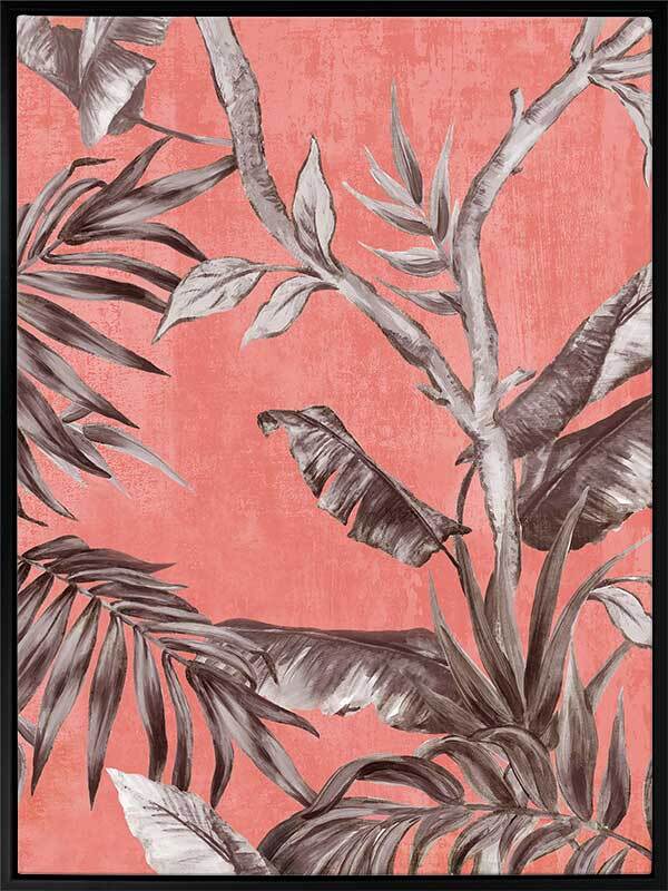 Book of Palms II Canvas Art Print - Tropical Botanical Wall Decor for Living Room, Bedroom & Office - Premium Gallery Wrapped Ready to Hang