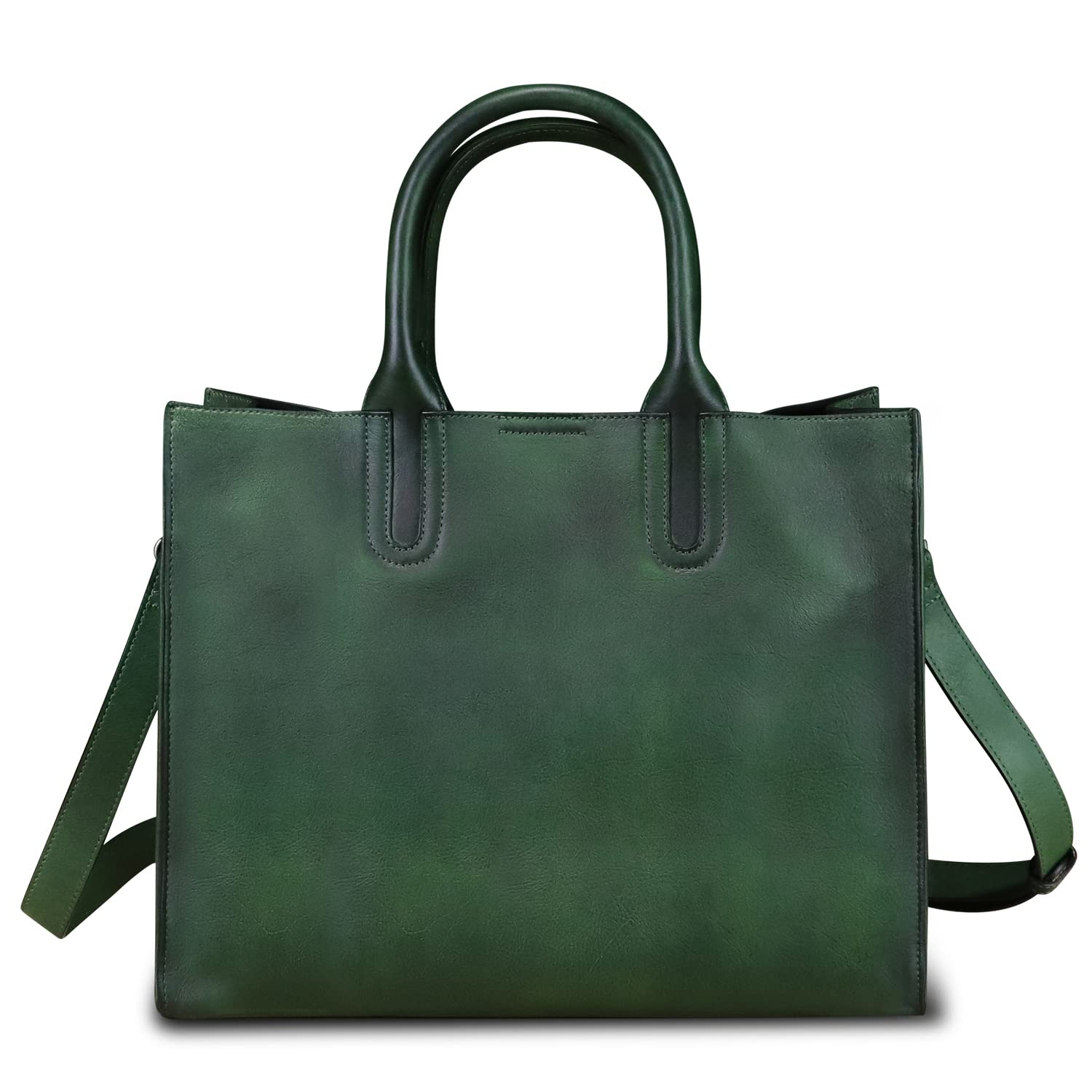 Genuine Leather Top Handle Handbag for Women - Vintage Shoulder Bag & Crossbody Purse - Handmade Satchel Work Tote - Perfect for Office, Travel & Everyday Use