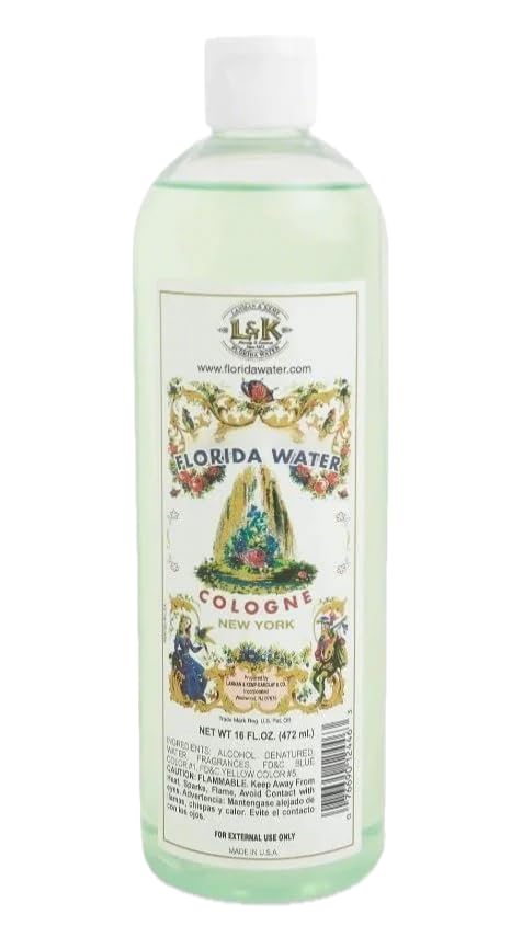 Lanman & Kemp Florida Water Cologne & After Shave - 16 Fl Oz (472ml) Fresh, Clean Fragrance - Pack of 2 | Perfect for Daily Use, Grooming, Aromatherapy & Spiritual Cleansing Rituals
