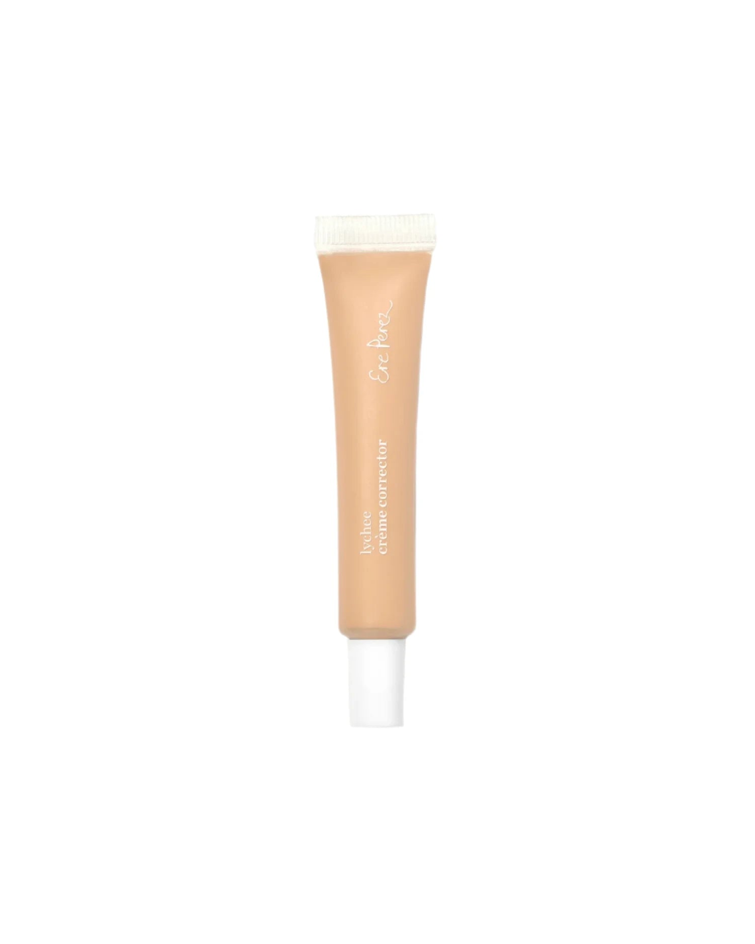 Ere Perez Lychee Crème Corrector - Natural Vegan Under Eye Concealer for Dark Circles (Shade Cuatro) | Brightening & Hydrating Makeup for Everyday Wear & Special Occasions