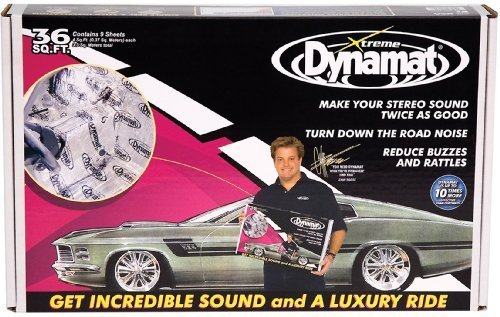 Dynamat 10455 DYNAMAT EXTREME Bulk Pack - Car Audio Sound Deadening Material for Noise Reduction & Vibration Damping - Perfect for Automotive, Home Theater & RV Soundproofing