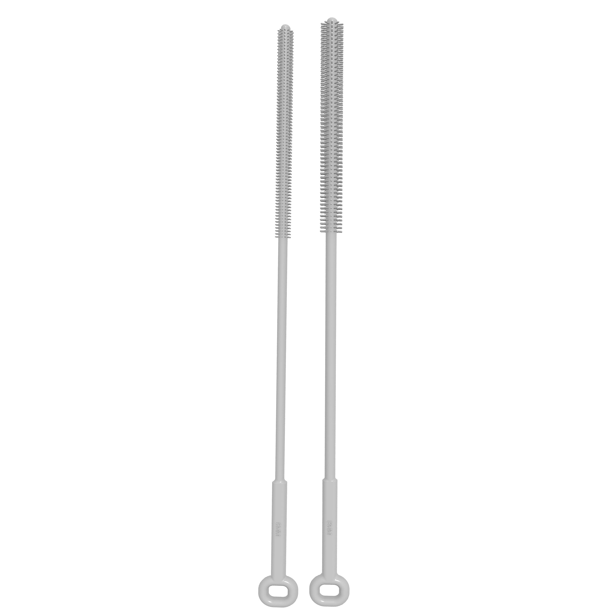Eco-Friendly Reusable Silicone Straw Cleaner Brush - Extra Long Pipe Cleaner for Metal, Glass & Plastic Drinking Straws, Smoothie Straws & Bottle Lids - Perfect for Home, Office, Travel & Camping Use