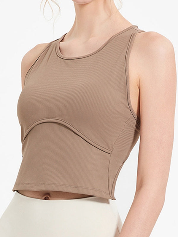 ZASUWA Women's Sexy U Neck Backless Metal Tank Top - Perfect for Night Out, Clubwear, and Summer Fashion