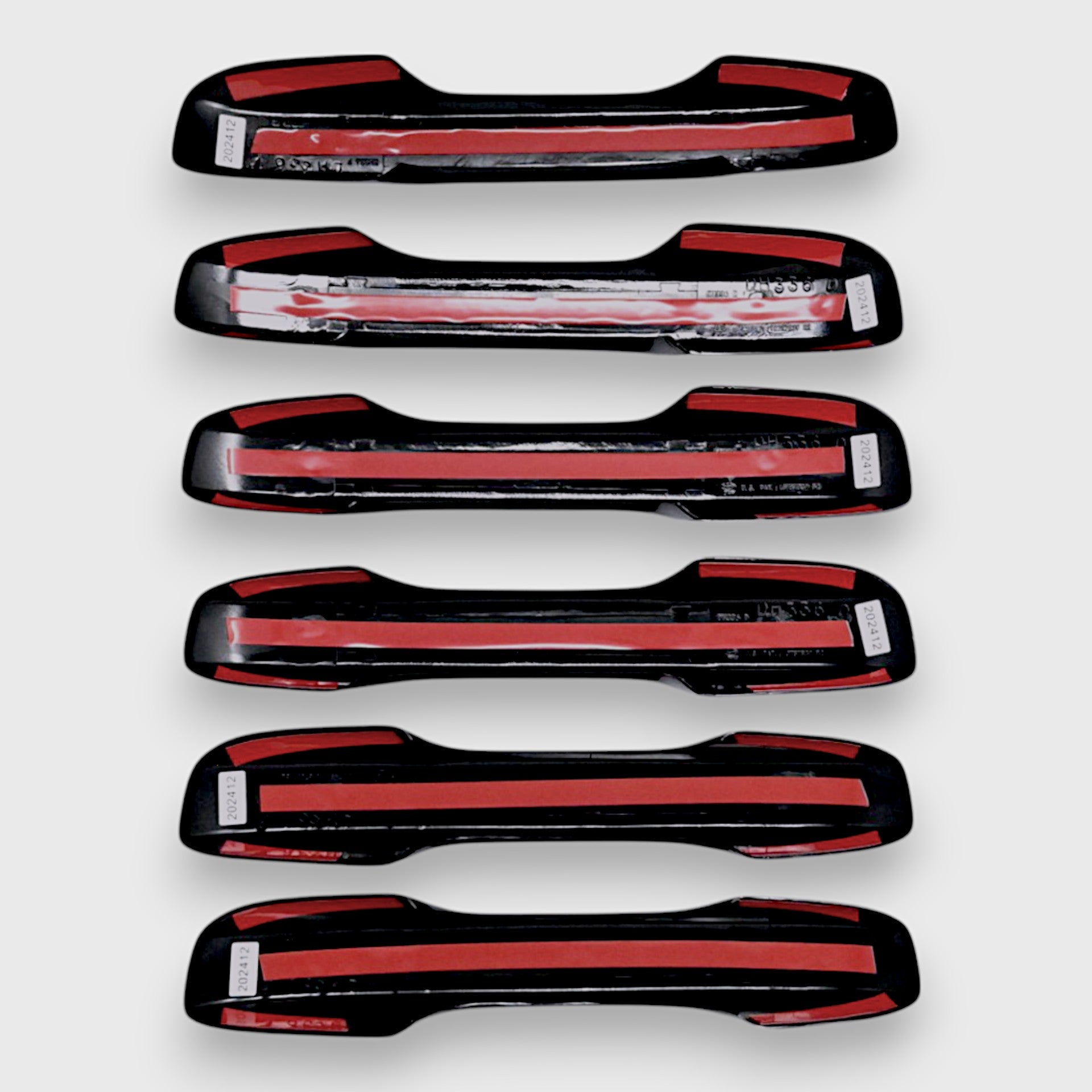 Gloss Black Chrome Delete Door Handle Cover Set with Keyless Sensors - DH6336BLK - Perfect for Car Customization & Exterior Upgrades