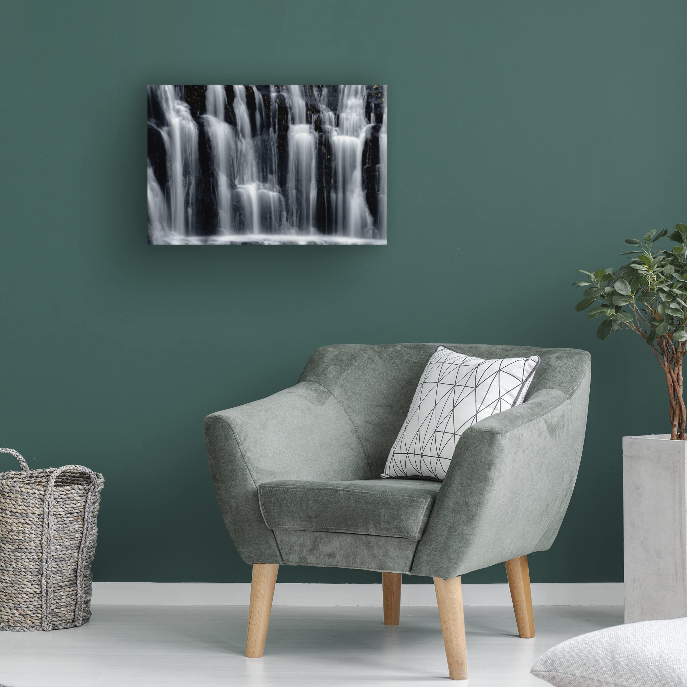 Trademark Fine Art 'Sparkling' Canvas Wall Art by Andreas Agazzi - Modern Abstract Painting for Living Room, Bedroom & Office Decor