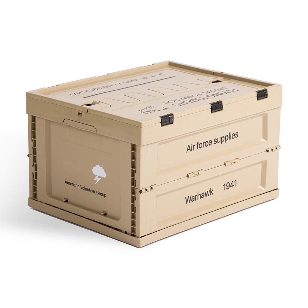 Collapsible Storage Bins - Stackable Plastic Crates for Home & Laundry Organization