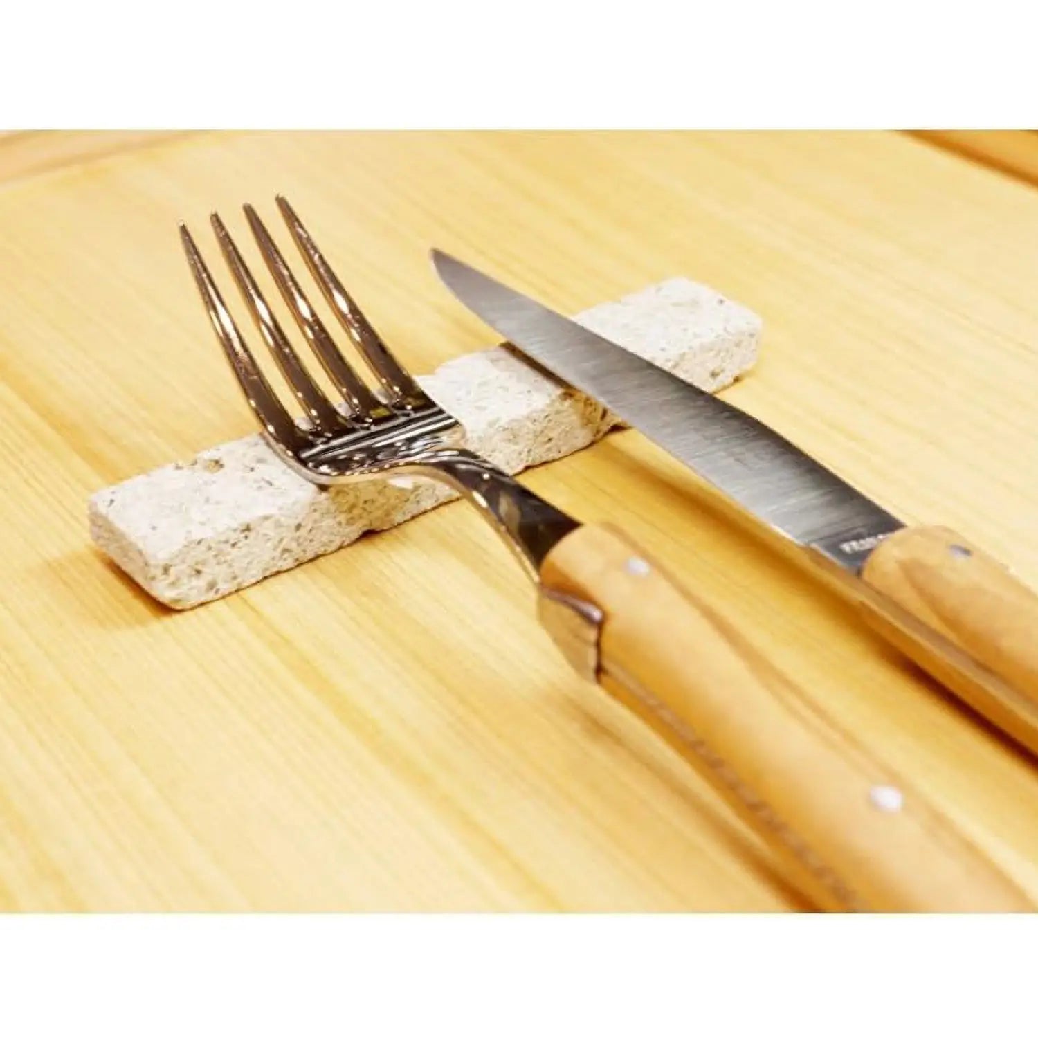 Miranda Style Omoeraku Oya Stone Cutlery Rest - Elegant Chopstick Holder for Asian Dining, Sushi Nights & Home Decor