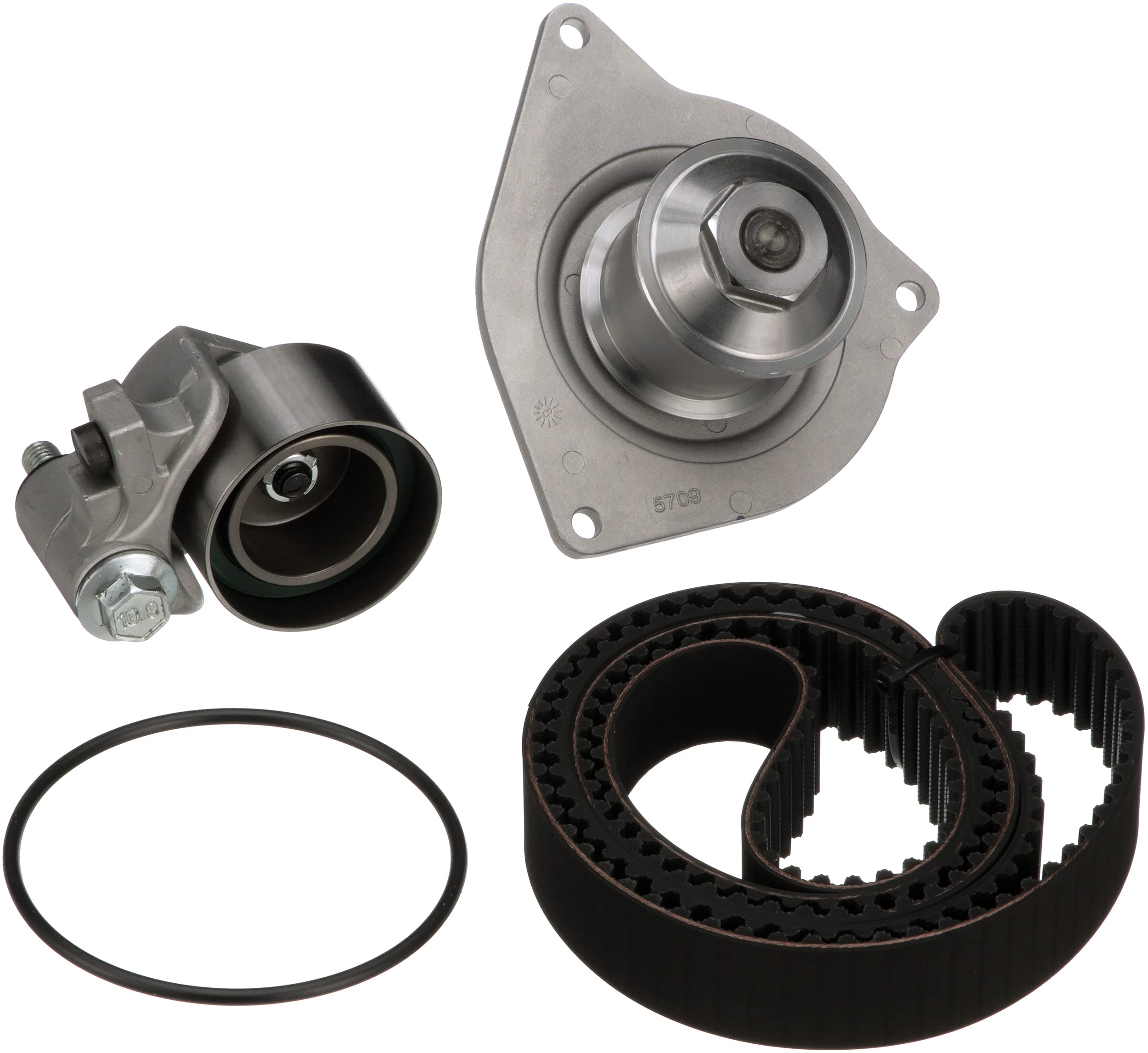 Gates TCKWP219 PowerGrip Premium Timing Belt Kit with Water Pump - Replacement for Ford, Chevy, Dodge - High Performance Engine Maintenance for Cars & Trucks