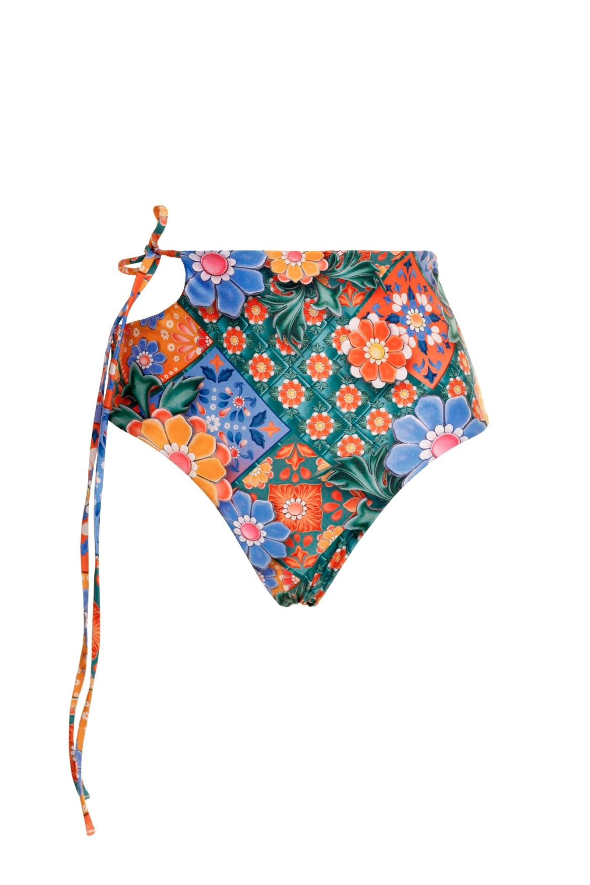 Glenda Women's Sexy Bikini Bottom - High Waisted Swimwear for Summer Beach Vacation, Pool Party & Tropical Getaway