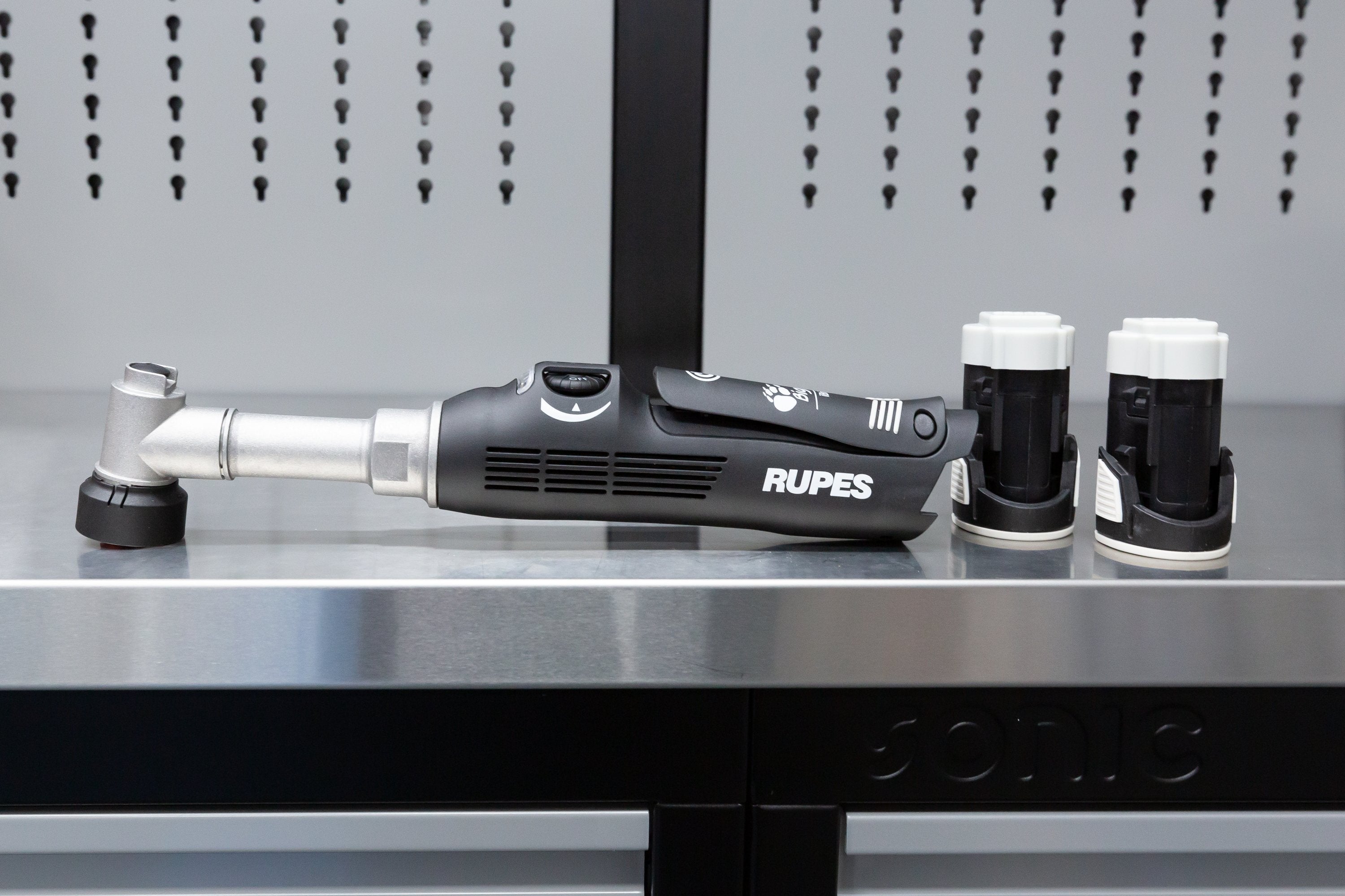 RUPES BigFoot Nano iBrid Technology Cordless Polisher - Perfect for Car Detailing, Paint Correction & Auto Body Shine