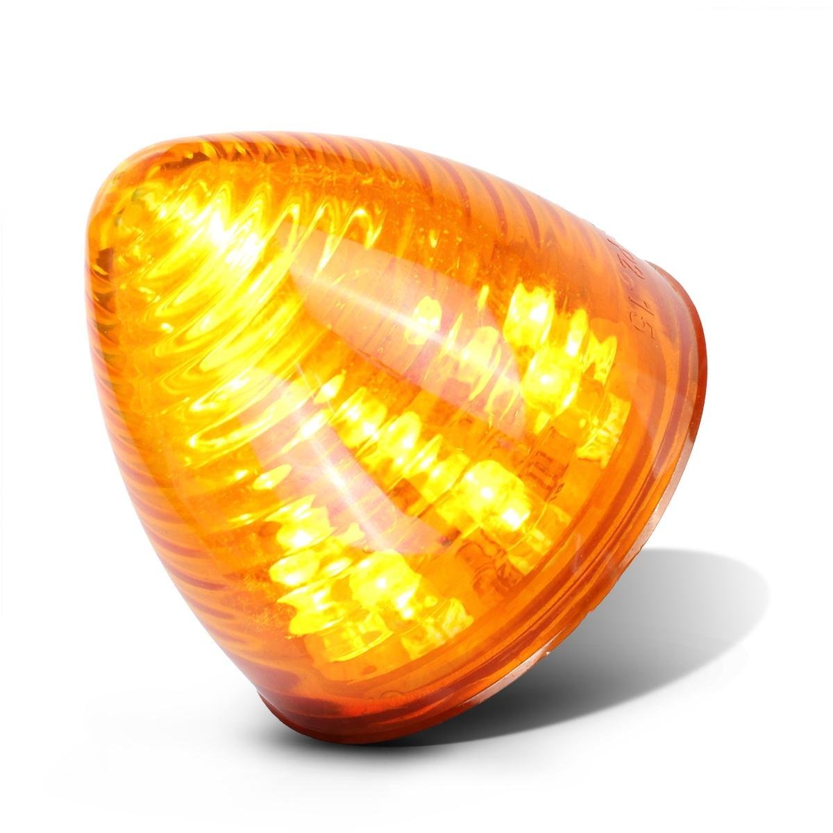 Partsam 10Pcs 2 Inch Amber 9LED Side Marker Lights - 2