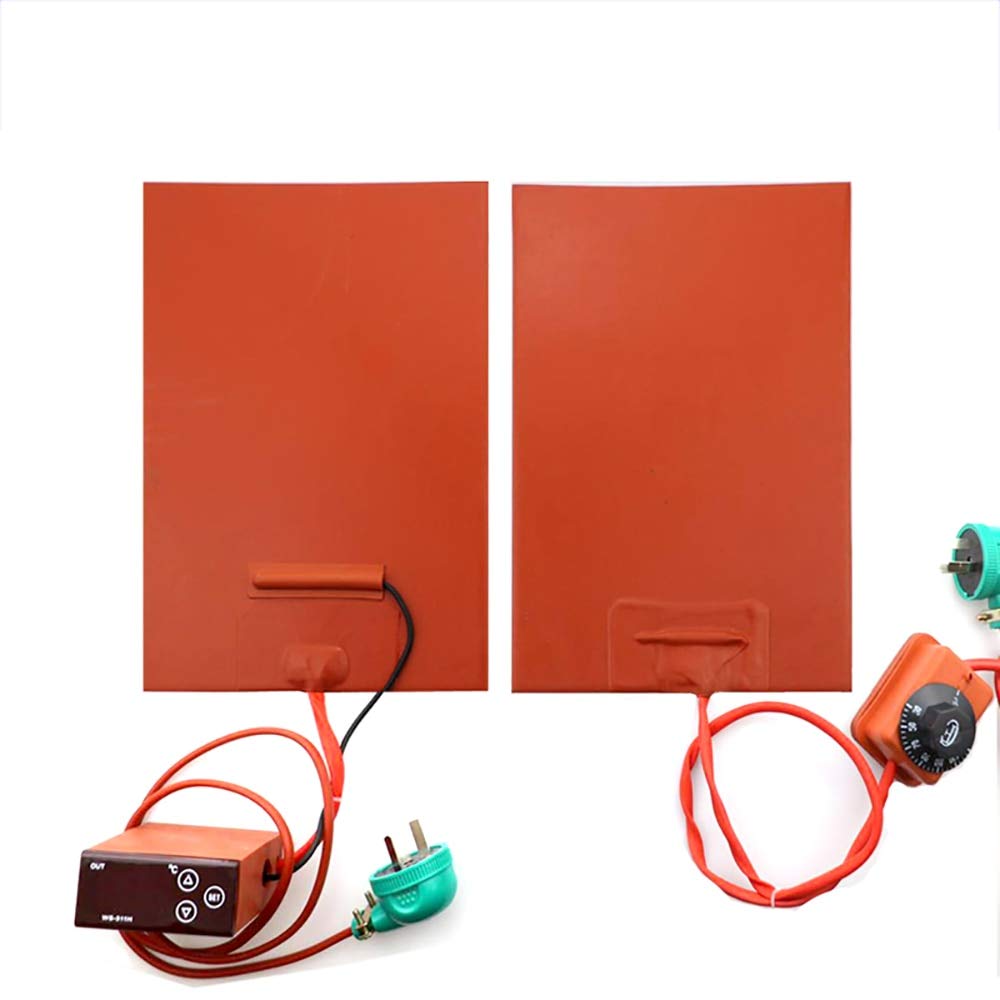 Digital Control 300x400mm 220V Silicone Rubber Heating Plate for Phone Repair - Replacement Part for M.C with 0-150°C Temperature Controller | Perfect for Mobile Phone Screen Splitting & Electronic Component Repair