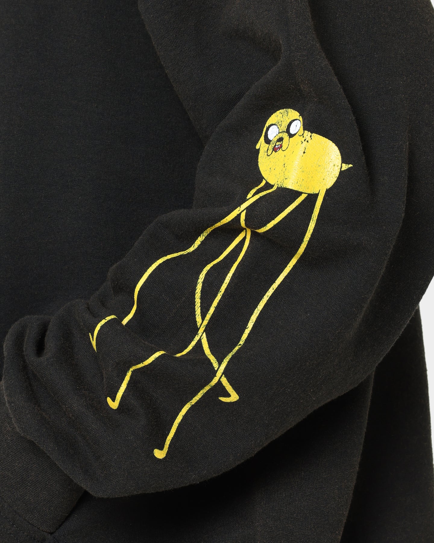 Adventure Time What Time Is It Vintage Hoodie - Black Wash Retro Cartoon Sweatshirt for Men & Women - Perfect for Casual Wear, Cosplay & Fan Gifts