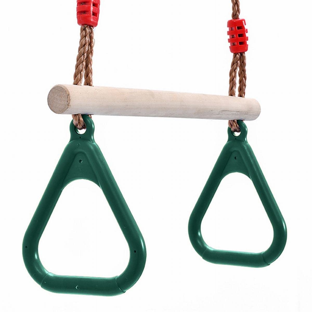 ZHAFG Adjustable Fitness Rings for Kids & Adults - Indoor Exercise Swing Rings, Hanging Sports Toys for Hand Grip Strength Training - Perfect for Home Gym, Playground, and Outdoor Fitness (Size A)