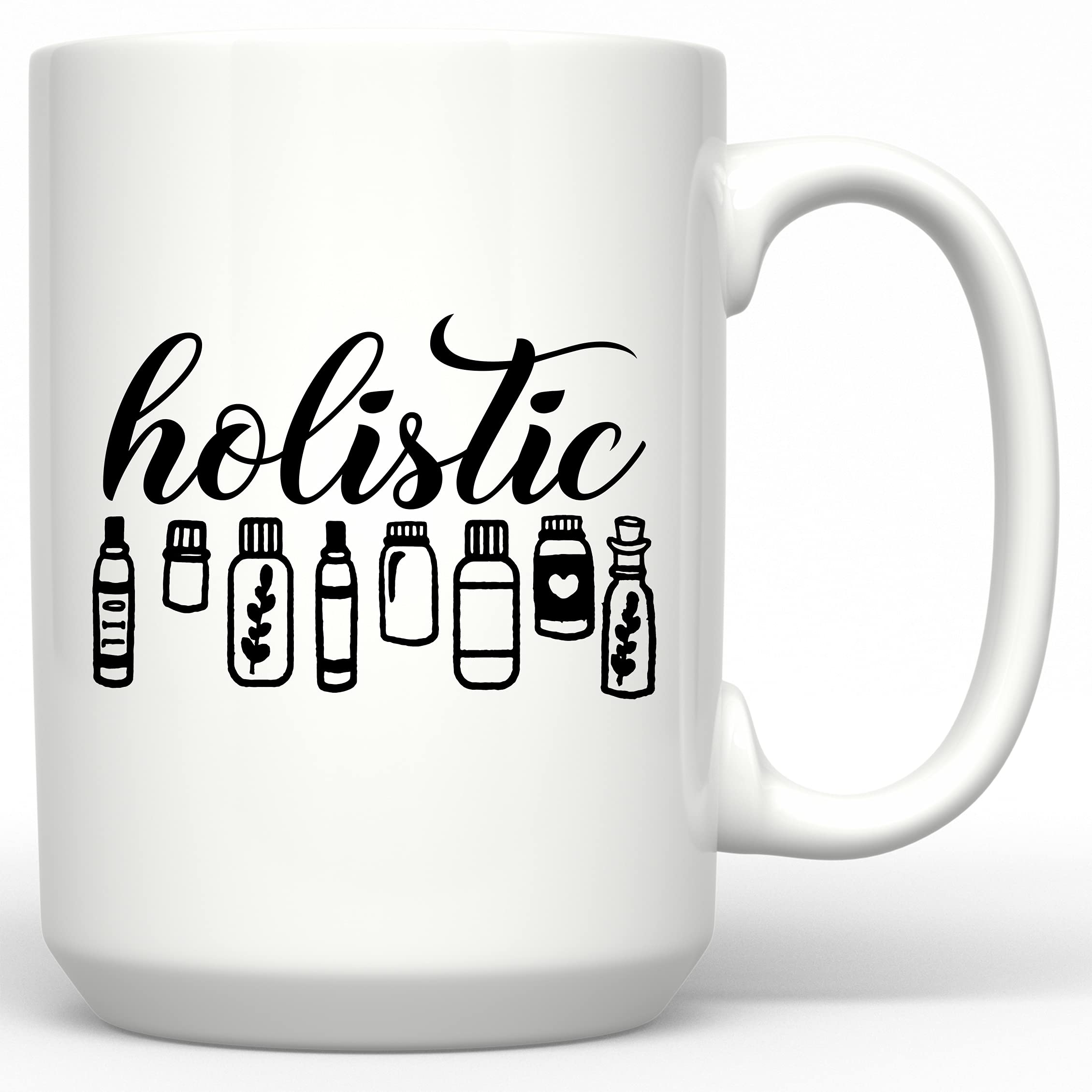 **Aromatherapy Essential Oil Coffee Mug - Perfect Gift for Oil Lovers & Dealers - Ceramic Tea Cup for Relaxation - Great for Home, Office & Spa Use**
