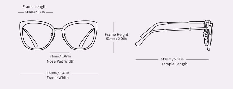 Aofly Women's Polarized Cat Eye Sunglasses with Alloy Frame - UV Protection, Fashionable & Lightweight for Driving, Beach & Outdoor Activities