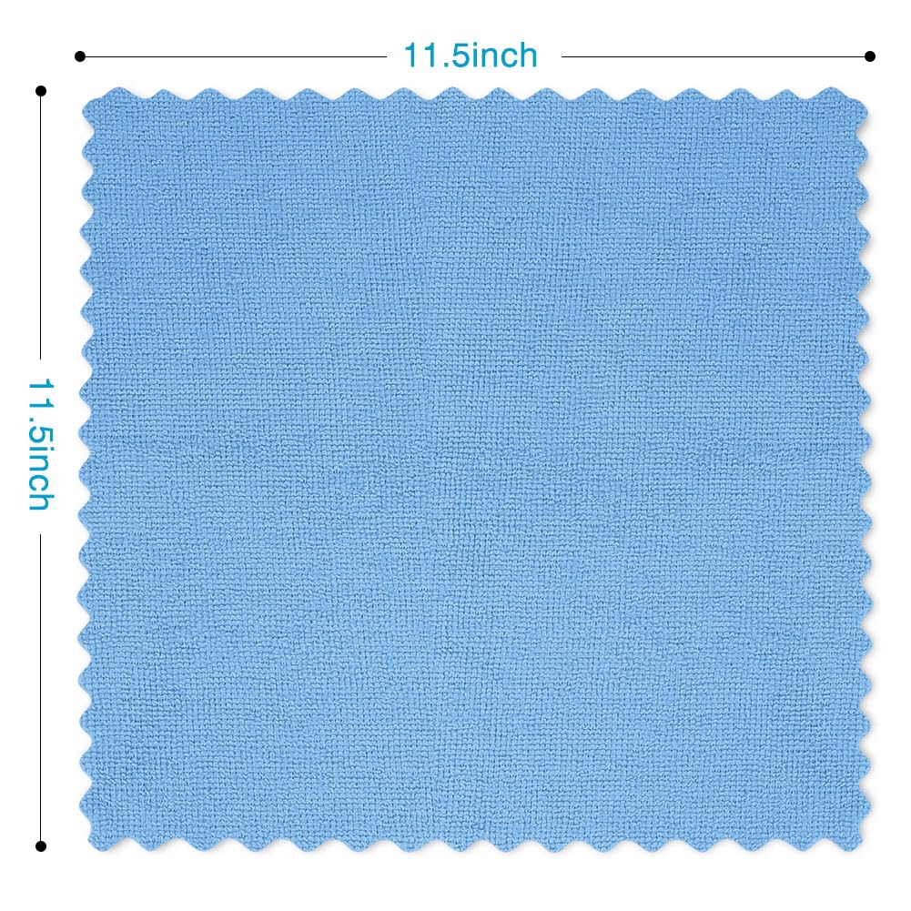 Orighty Microfiber Cleaning Cloths 50 Pack - Reusable, Lint-Free Shop Towels for Cars, Kitchen & Mechanic Use (11.5