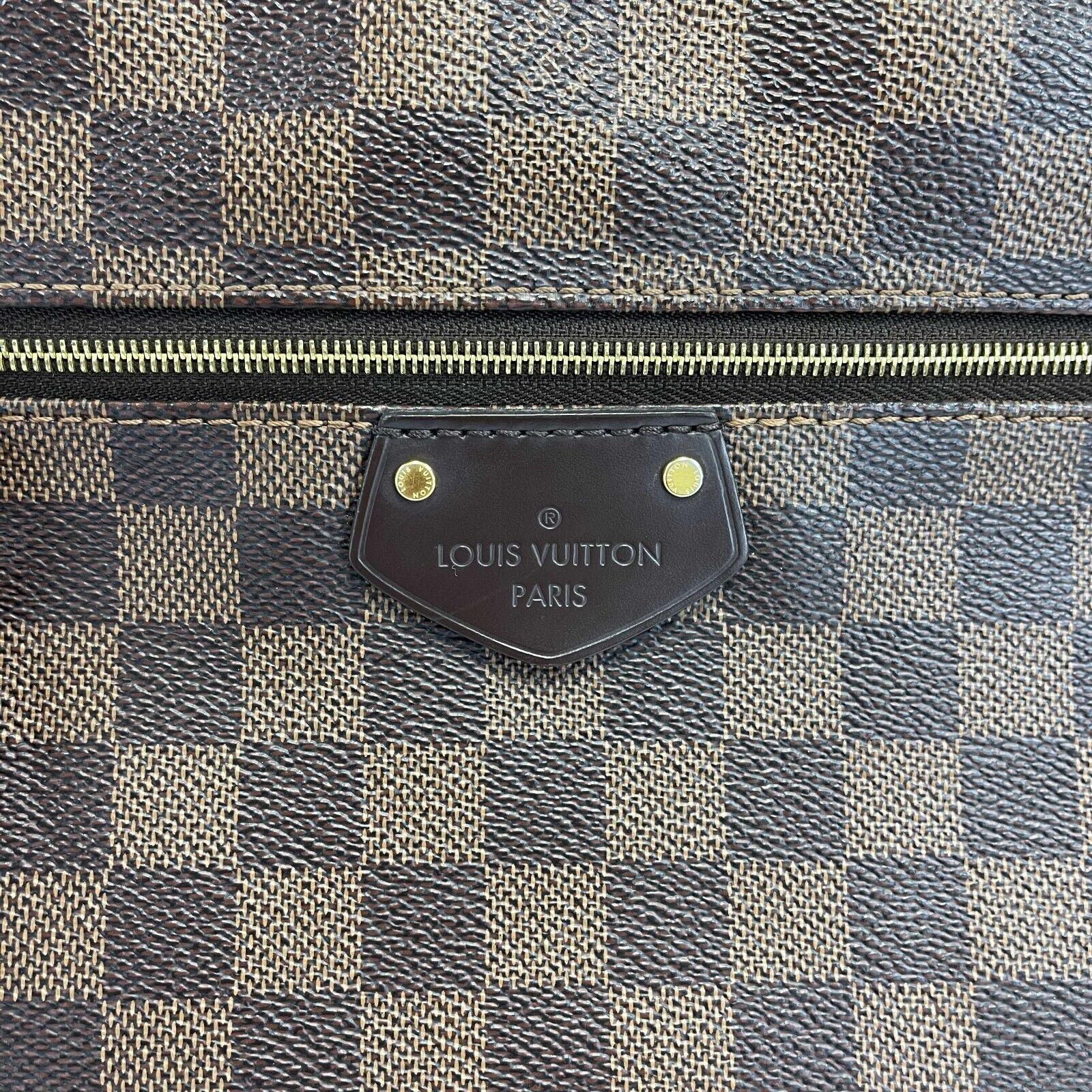 Louis Vuitton Lena PM Tote Bag in Damier Ebene Brown - Lock & Key Included | Stylish Designer Handbag for Work, Travel & Everyday Use
