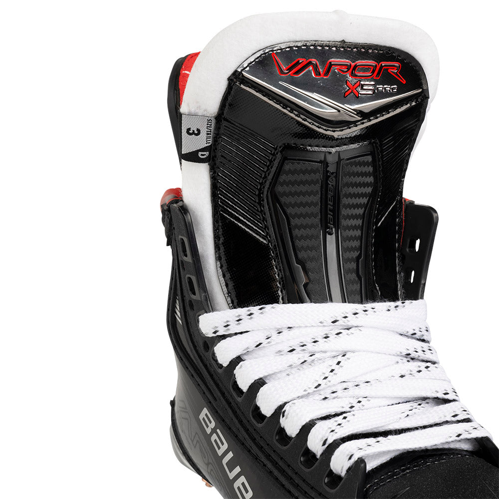 Bauer Vapor X5 Pro Junior Ice Hockey Skates - Lightweight Performance Skates for Youth Players - Perfect for Ice Rink Training & Competitive Games