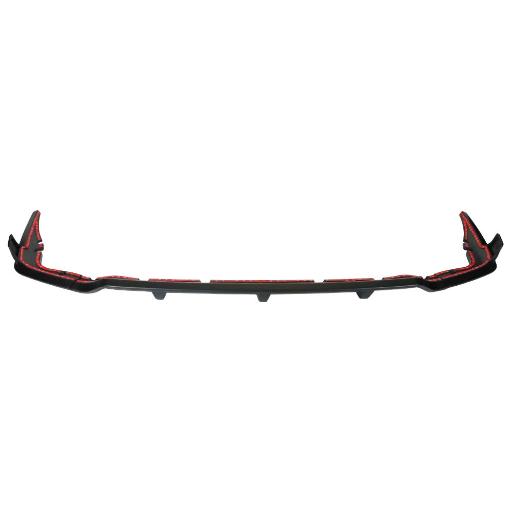IKON MOTORSPORTS Rear Diffuser for 2019-2023 BMW X7 G07 M Sport | 3PC ABS Plastic Black Primer Lower Bumper Lip Splitters | Enhances Aerodynamics & Style for Street & Track Performance