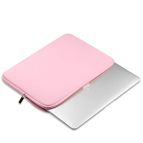 Premium HYFAI Laptop Sleeve Case for MacBook & All 13-13.3 Inch Laptops - Shockproof & Water-Resistant Protective Cover (Hot Pink) - Perfect for Work, Travel & School Commute