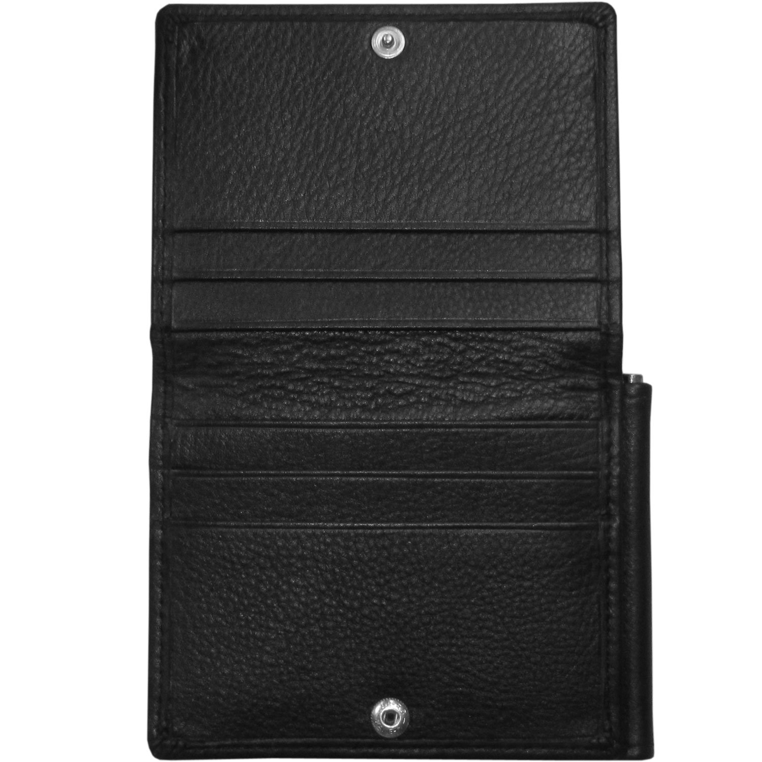Siskiyou Sports NCAA Leather Bill Clip Wallet - Slim & Durable Money Clip for Men - Perfect for Cash, Cards & ID - Ideal for Travel, Gym & Everyday Use