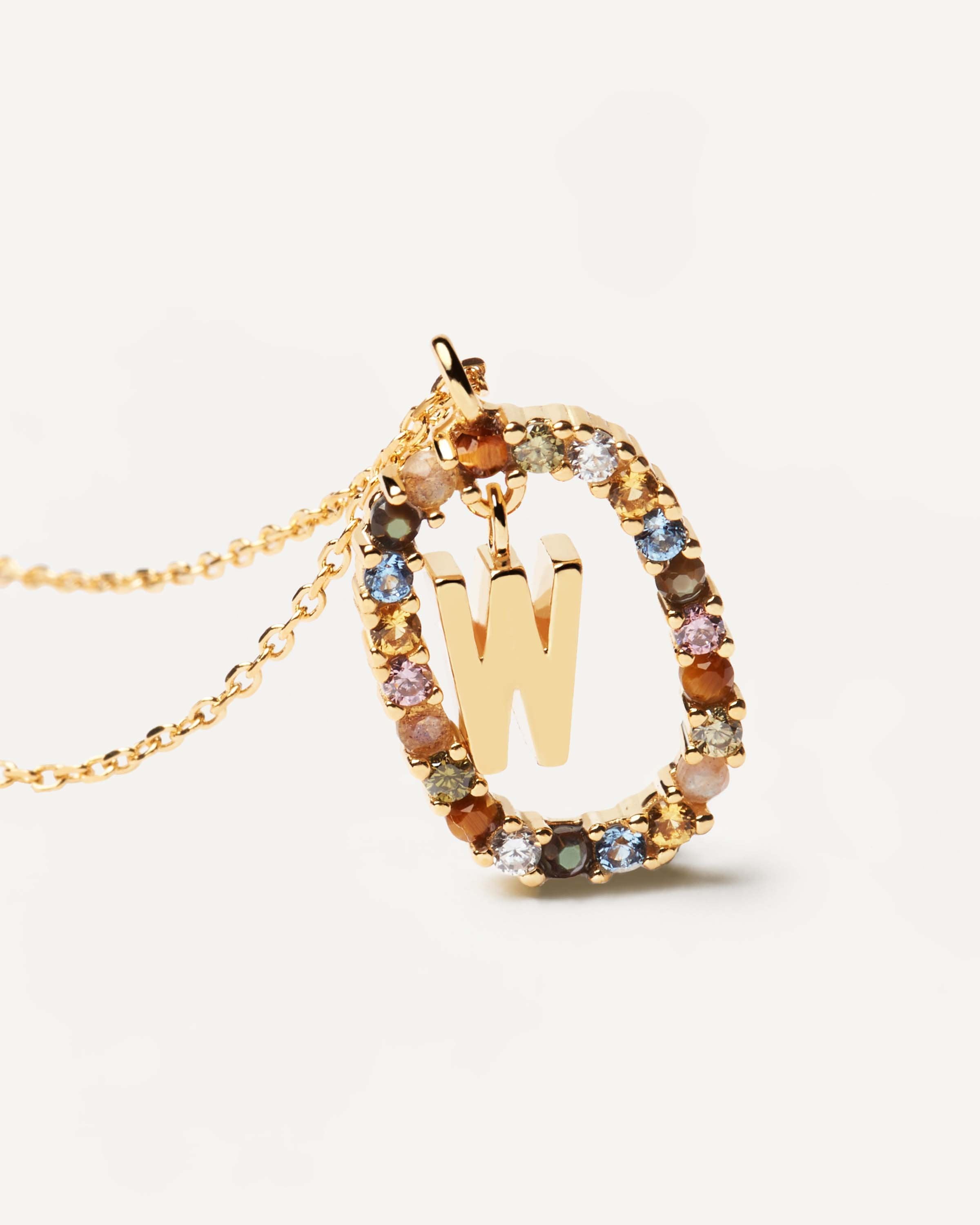 Letter W Necklace for Women - Personalized Initial Necklace, Sterling Silver or Gold Plated - Perfect Gift for Mom, Wife, Daughter - Elegant Jewelry for Everyday Wear & Special Occasions