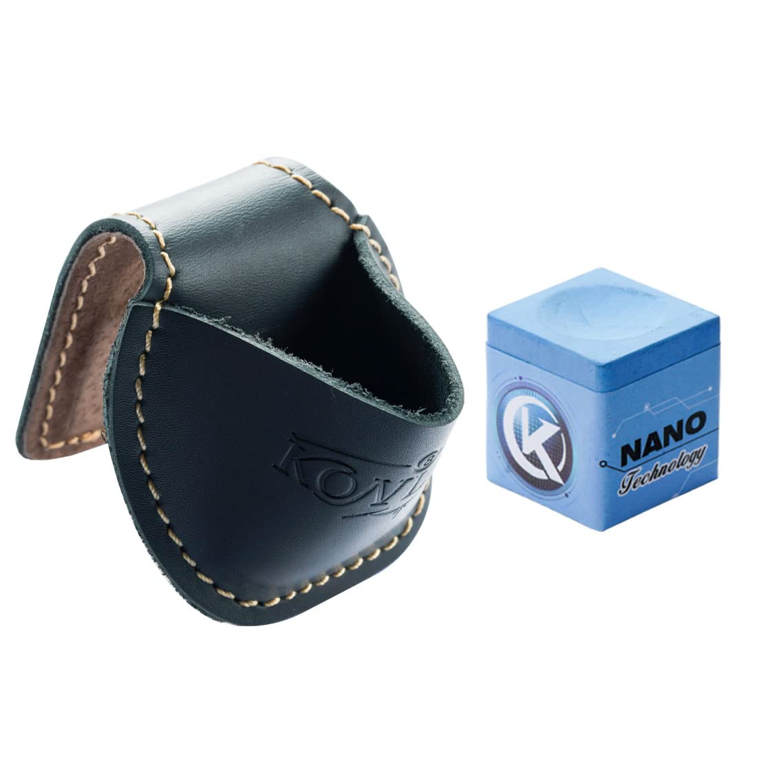 KONLLEN Billiards Chalk Holder Bag - Premium Snooker Pool Accessories for Players - Perfect for Pool Halls, Game Rooms & Professional Tournaments