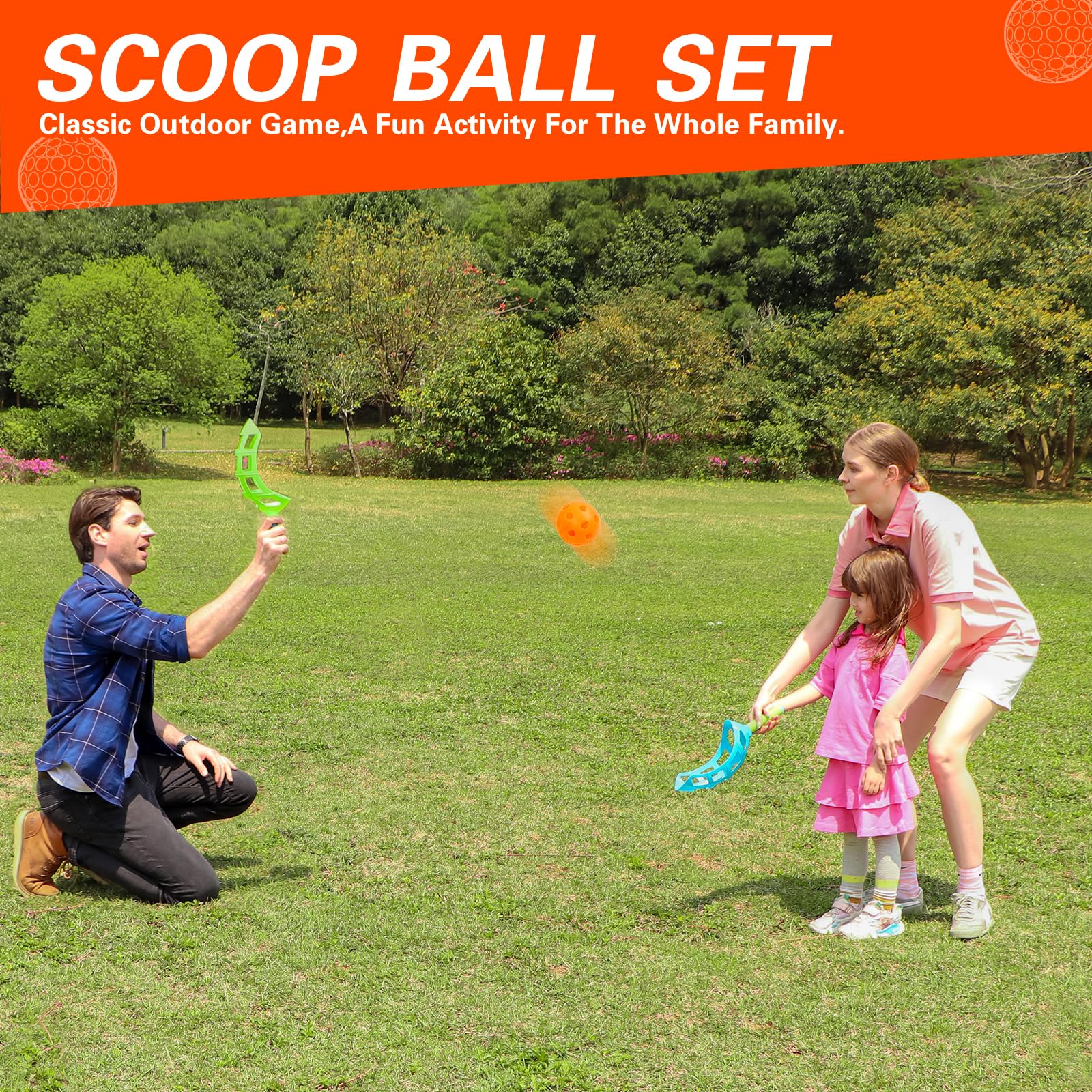 8-in-1 Outdoor Sports Set for Kids - Backyard Games Equipment for Family Fun - Perfect for Birthday Parties, Picnics, and Summer Outdoor Activities