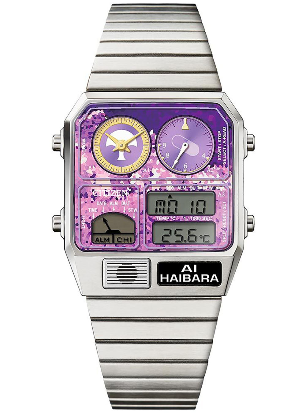 Detective Conan × Citizen Ana-Digi Temp Japan Movement Limited Edition Watch - Stylish Anime Collectible for Fans & Watch Enthusiasts - Perfect for Cosplay, Gifts & Anime Conventions
