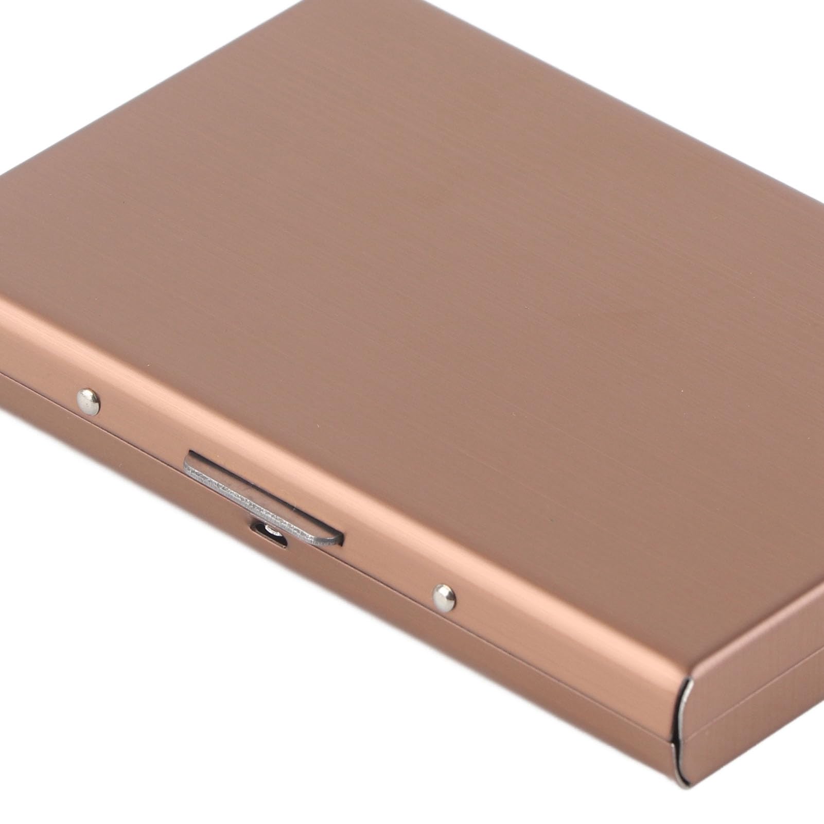 Premium Stainless Steel RFID Blocking Credit Card Holder - 6 Slot Metal Wallet for Credit, Debit & Gift Cards (Gold) | Secure & Stylish Organizer for Travel, Business & Everyday Use